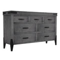 Flat Iron  7 Drawer Dresser