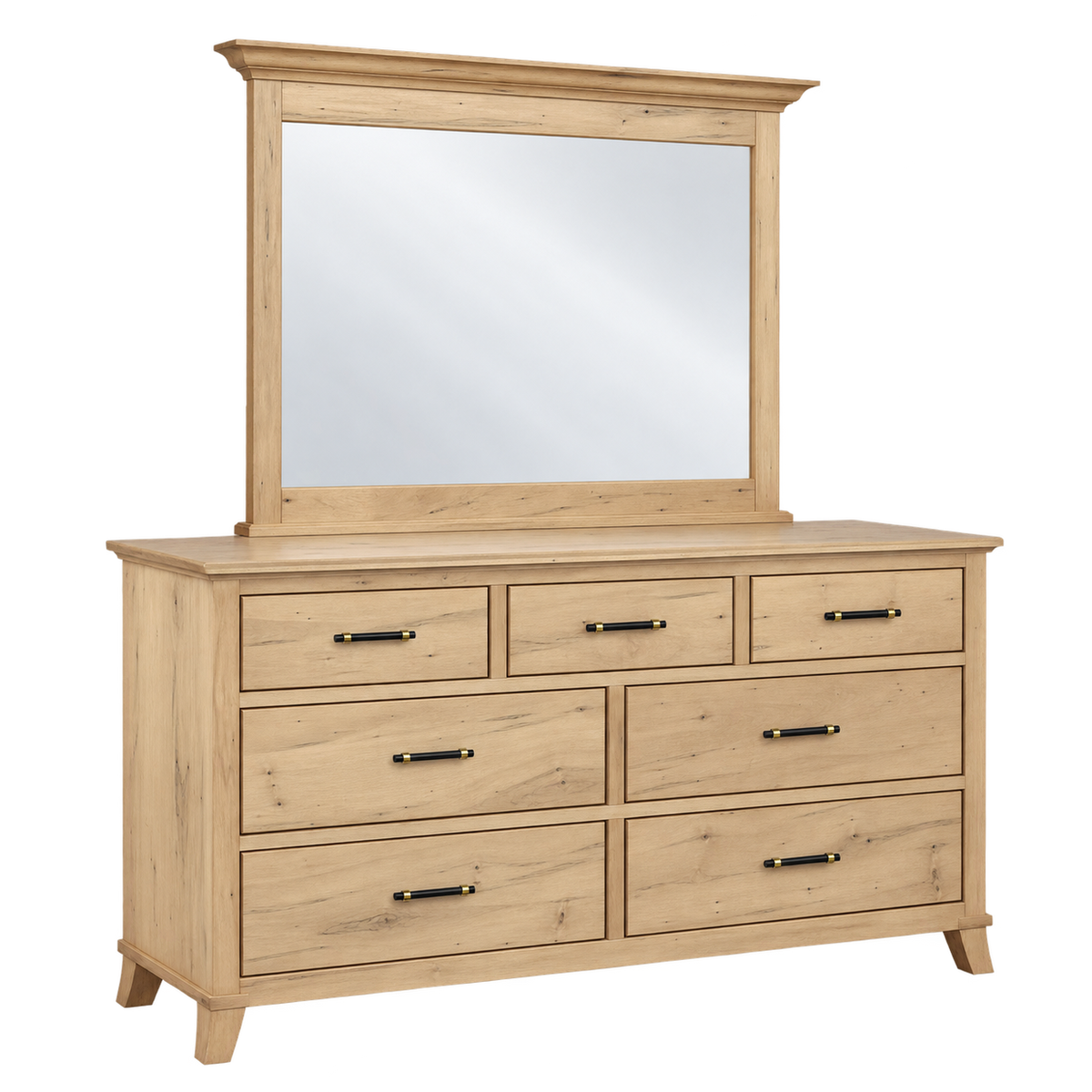 Bourbon  7 Drawer Dresser