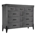Flat Iron  9 Drawer Dresser