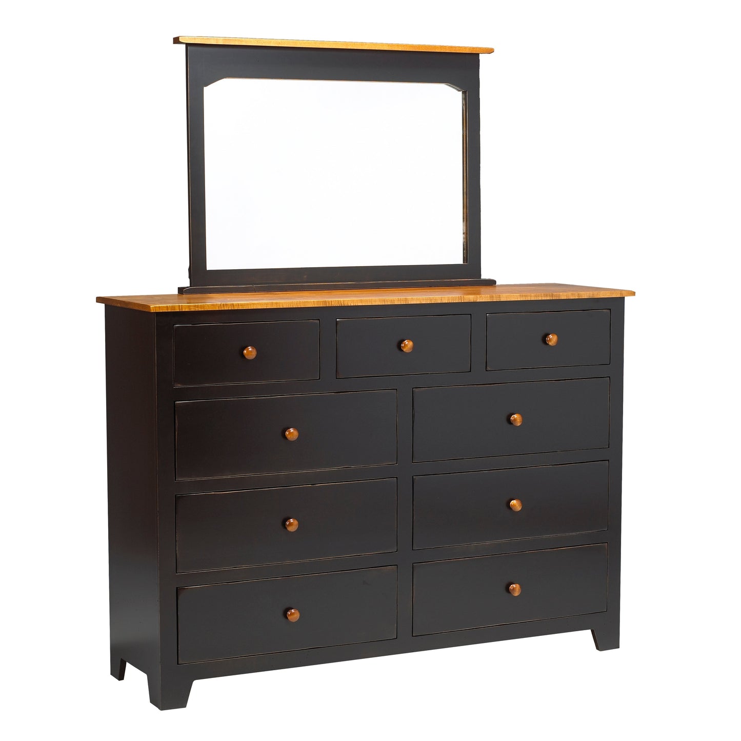 Rustic  9 Drawer Dresser