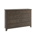 Rough Sawn  9 Drawer Dresser