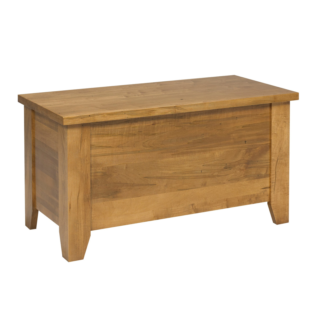 Rough Cut  Raised Panel Front Blanket Box