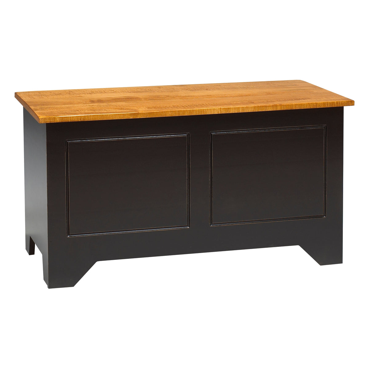 Rustic  Raised Panel Front Blanket Box