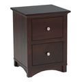 Montana  2 Drawer Nightstand 20"W