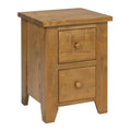 Rough Cut  2 Drawer Nightstand 20"W