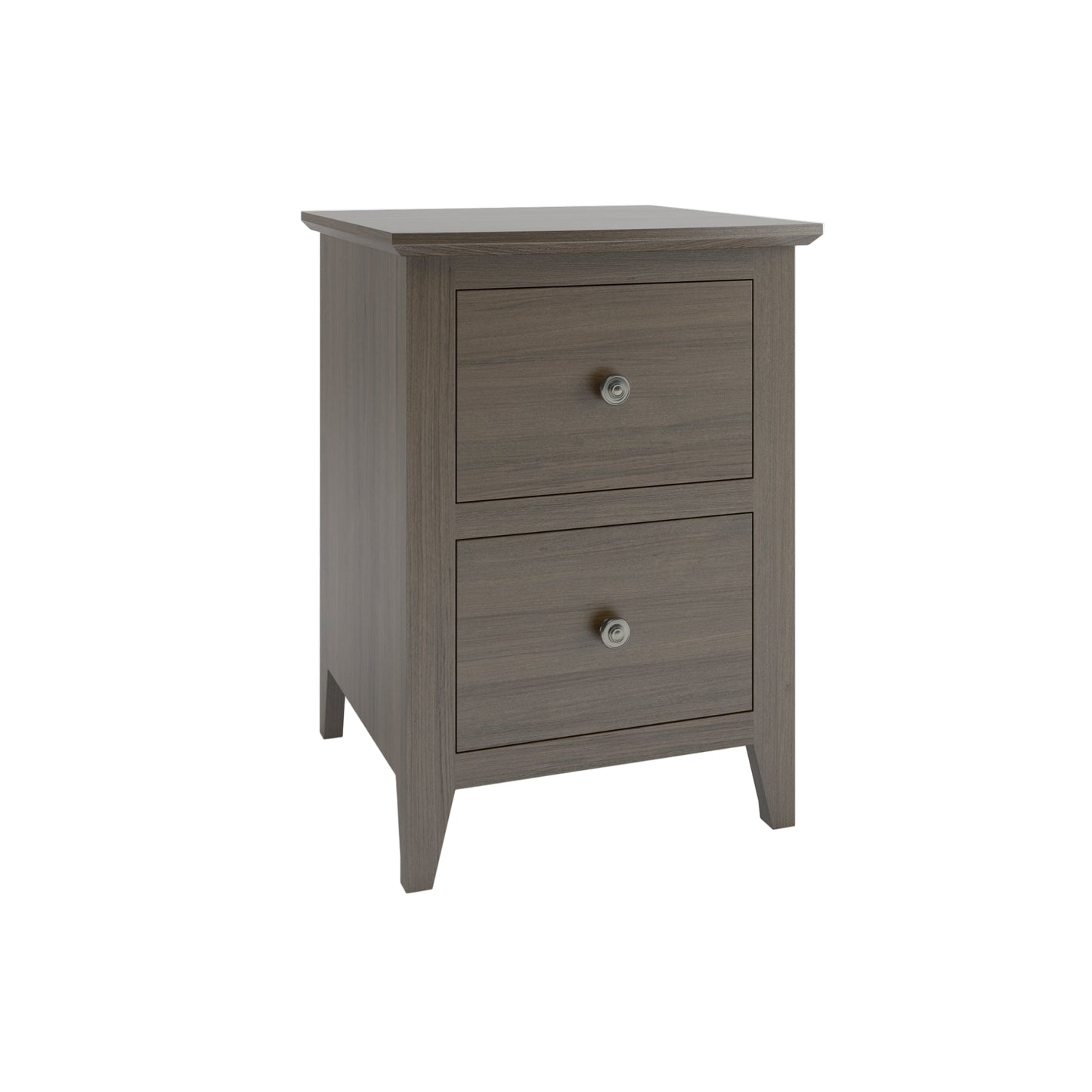 Shaker  2 Drawer Nightstand 20"W