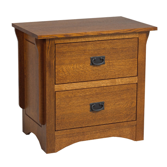 Mission  2 Drawer Nightstand 26"W