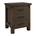 Austin  3 Drawer Nightstand 20"W