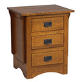 Mission  3 Drawer Nightstand 20"W