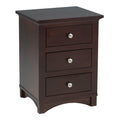Montana  3 Drawer Nightstand 20"W