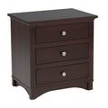Montana  3 Drawer Nightstand 26"W
