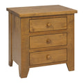 Rough Cut  3 Drawer Nightstand 26"W