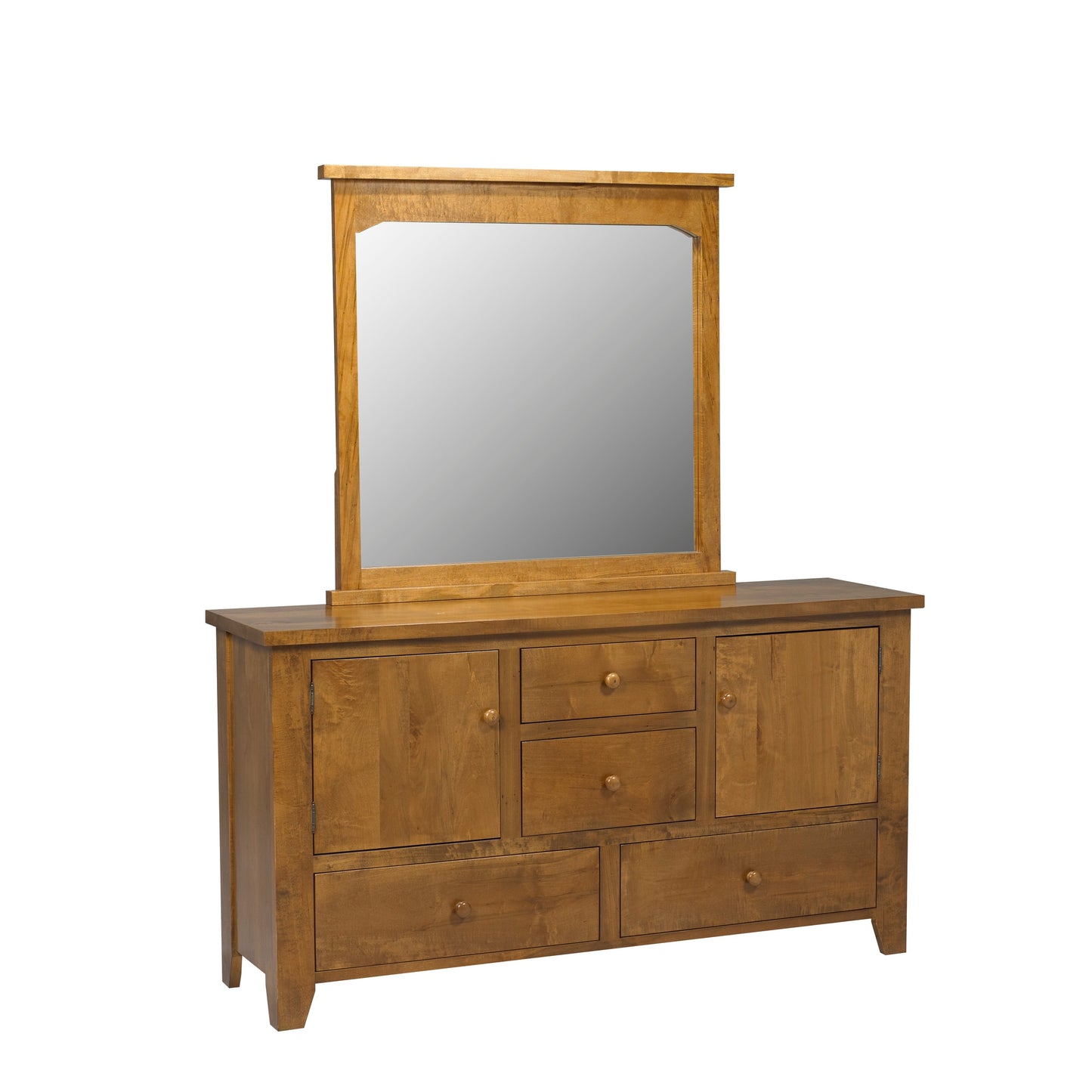 Rough Cut  8 Drawer/Door Dresser