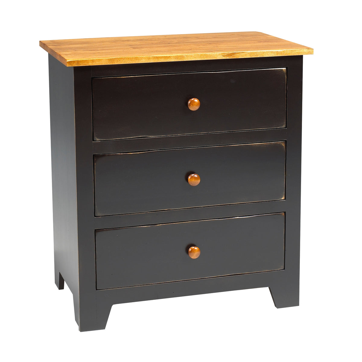 Rustic  3 Drawer Chest