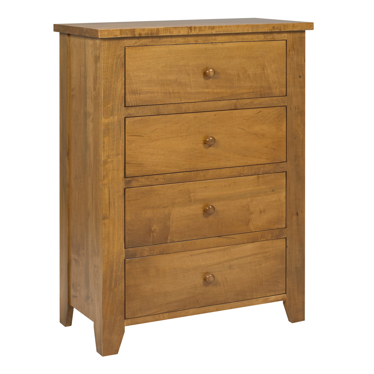 Rough Cut  4 Drawer LG Chest