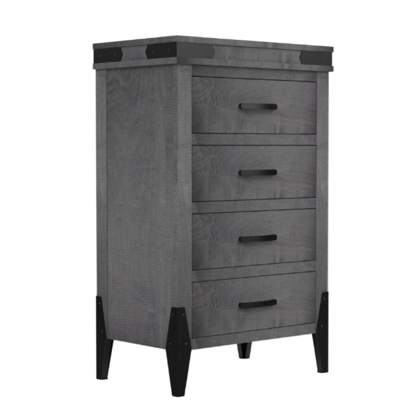 Flat Iron  4 Drawer Chest