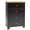 Rustic  4 Drawer Chest