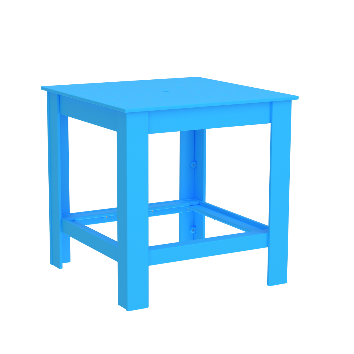 Modern Outdoor Square Bar Table 42"Wx42"Dx42"H