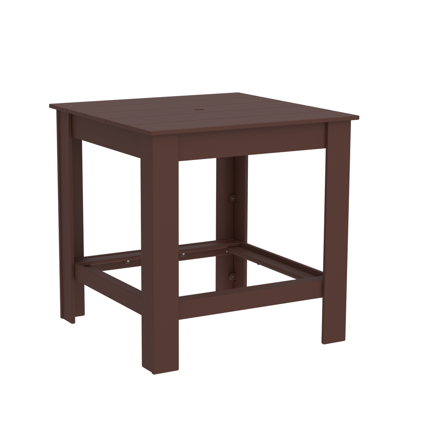 Modern Outdoor Square Bar Table 42"Wx42"Dx42"H