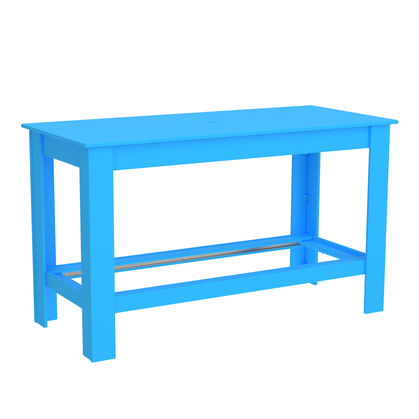 Modern Outdoor Bar Table 72"Wx32"Dx42"H