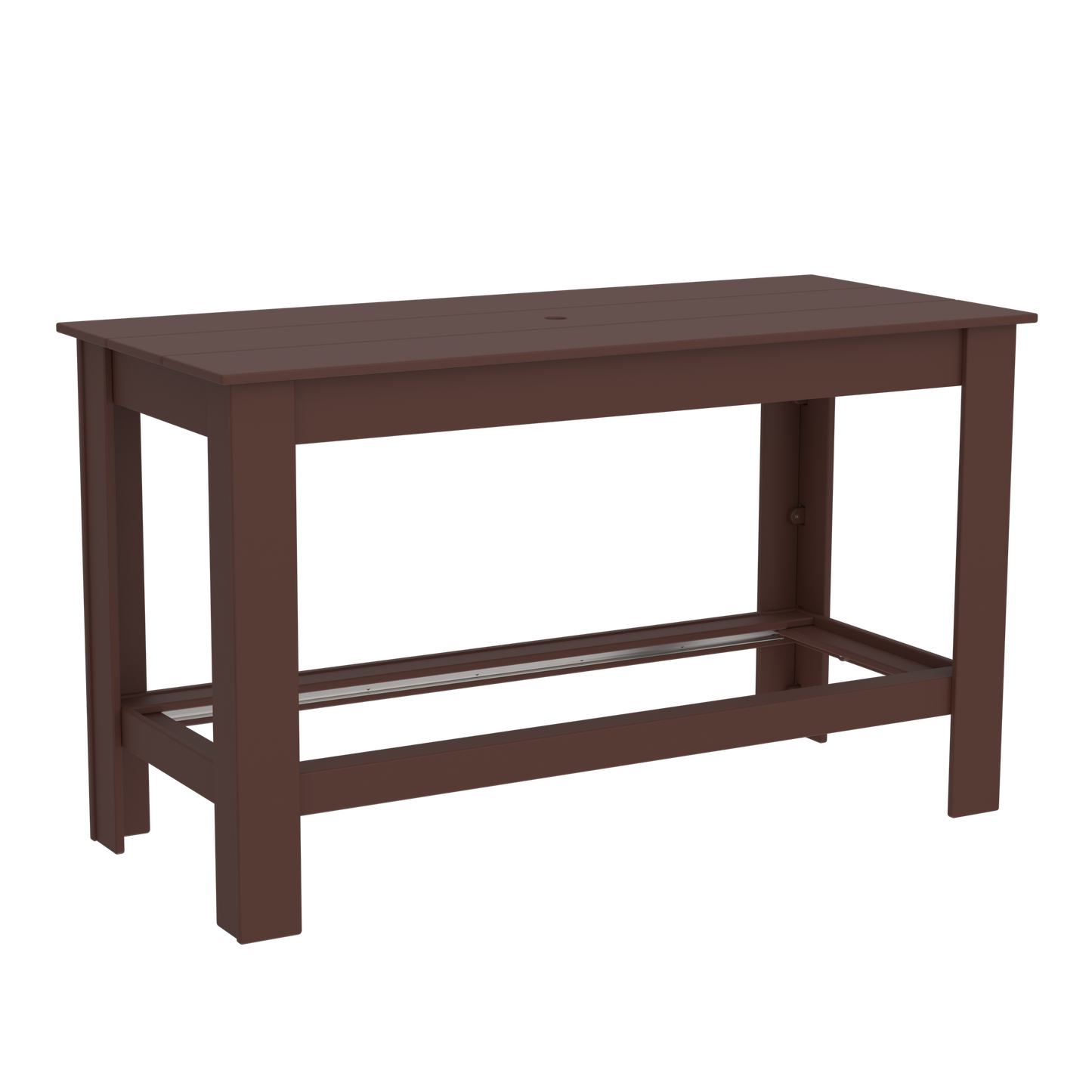 Modern Outdoor Bar Table 72"Wx32"Dx42"H