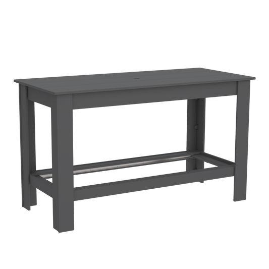 Modern Outdoor Bar Table 72"Wx32"Dx42"H