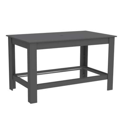 Modern Outdoor Bar Table 72"Wx42"Dx42"H