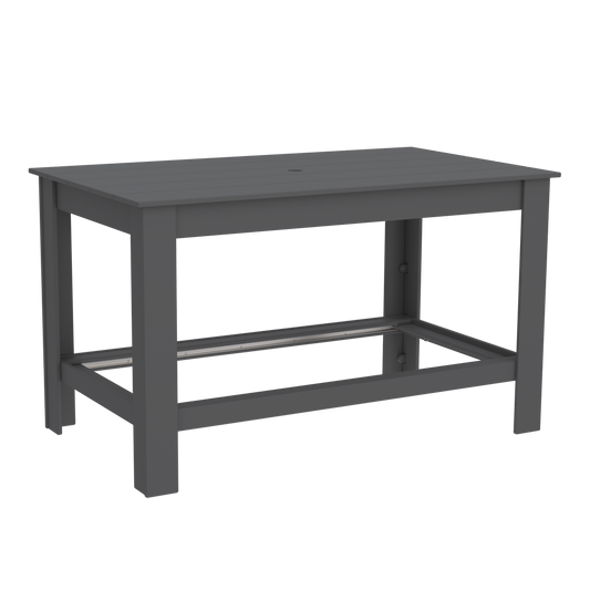 Modern Outdoor Bar Table 72"Wx42"Dx42"H