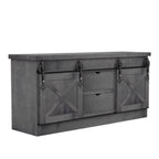 Barn Door 66" HDTV Stand