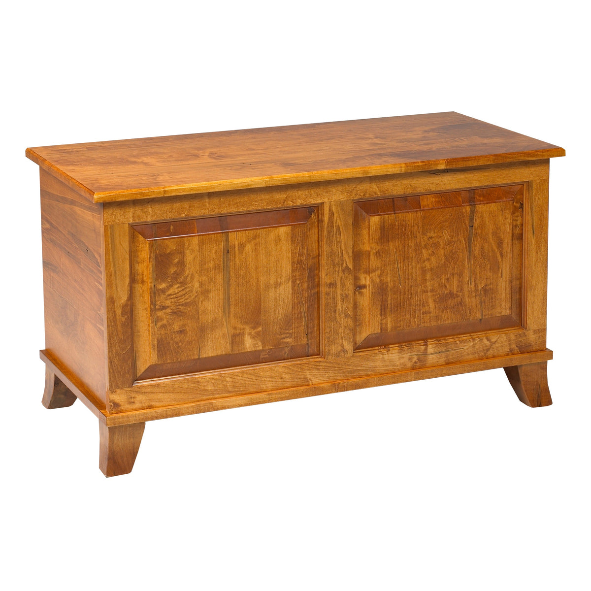 Bourbon  Raised Panel Front Blanket Box