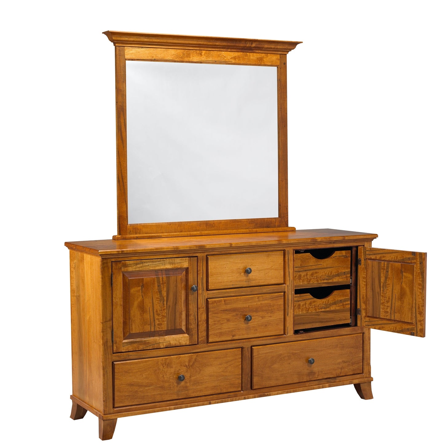 Bourbon  8 Drawer/Door Dresser