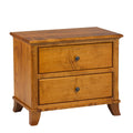 Bourbon  2 Drawer Nightstand 26"W