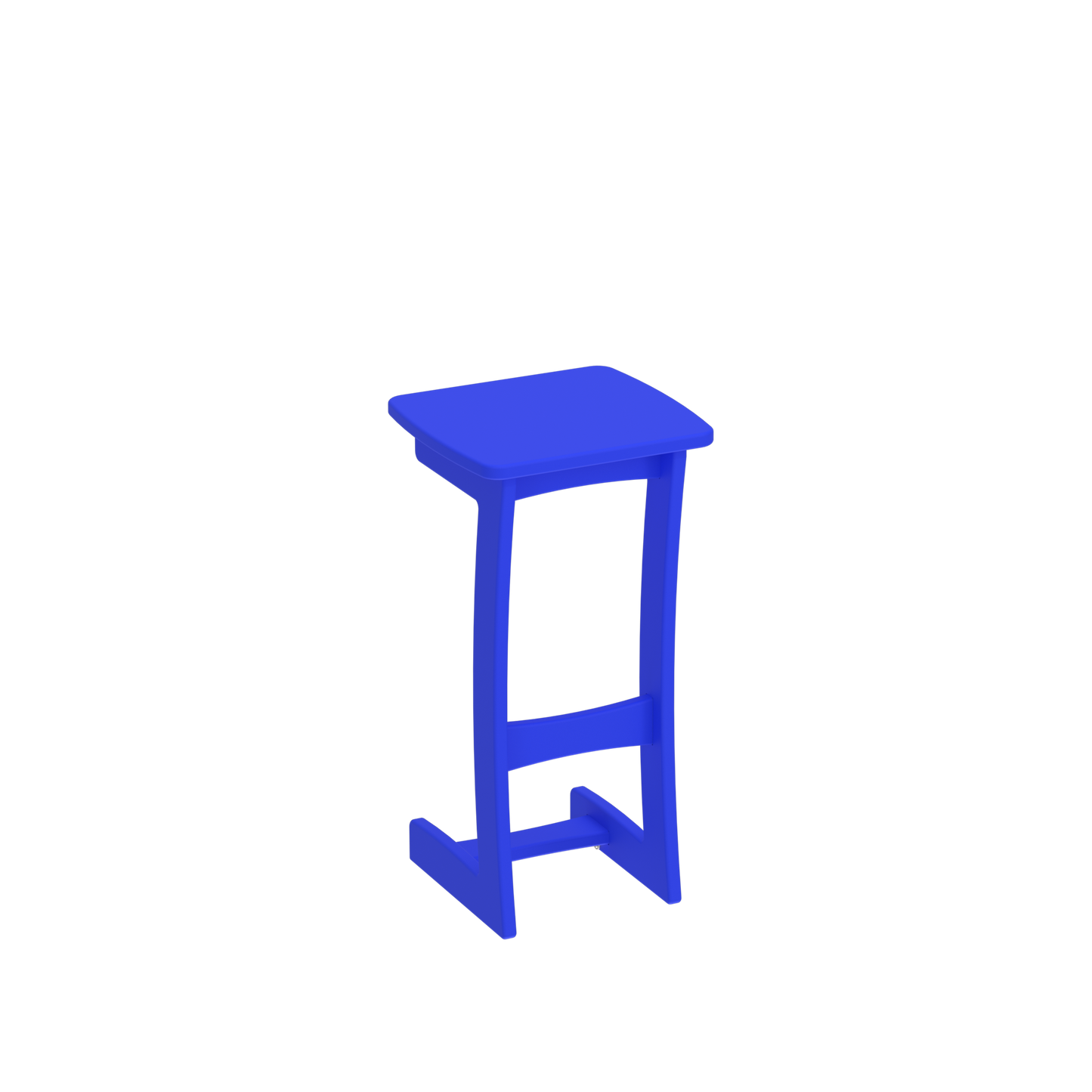 Modern Outdoor C End Table 13"Wx12"Dx25"H