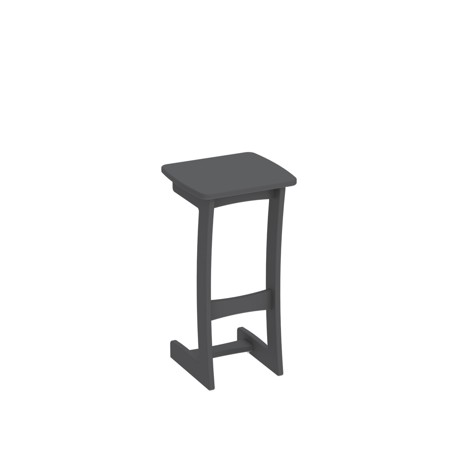 Modern Outdoor C End Table 13"Wx12"Dx25"H