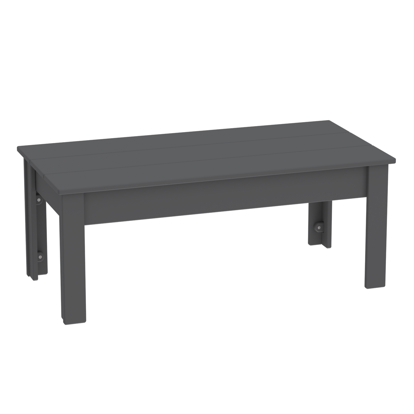 Modern Outdoor Coffee Table 48"Wx24"Dx19"H