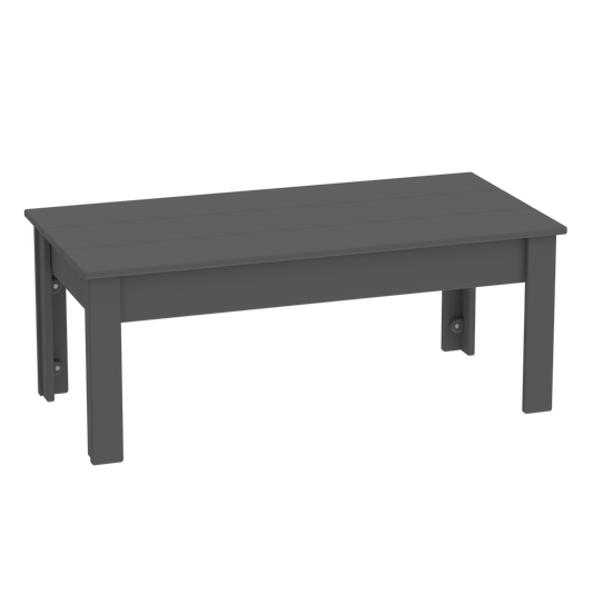 Modern Outdoor Coffee Table 48"Wx24"Dx19"H