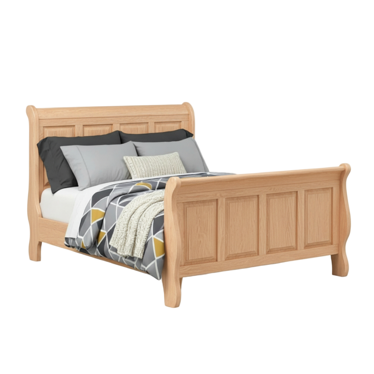 Country Lane Queen Original Sleigh Bed 33" Footboard