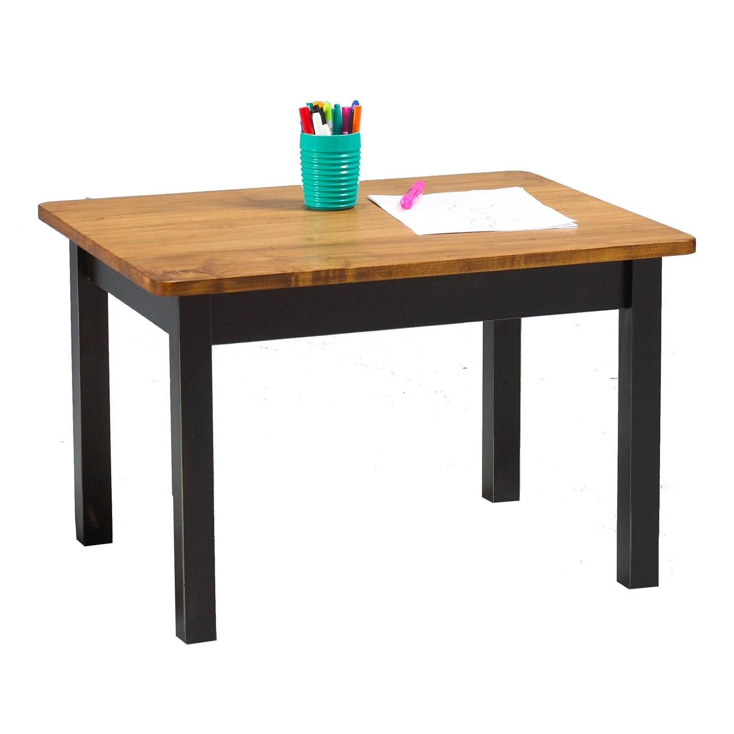 Montana Kids 23"Dx29"Wx18-11/16"H 1-3/4" Straight Leg Table