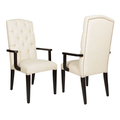 Cadance Arm Chair (With Tufted Back & Nails)