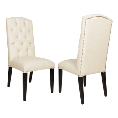 Cadance Side Chair (With Tufted Back & Nails)