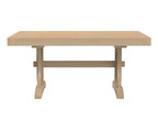 Mitered Dining Table with Meadow Base