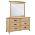 Bourbon  6 Drawer Dresser