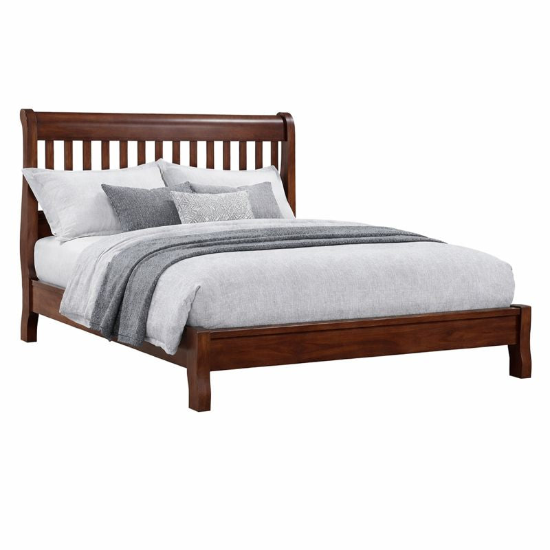 Bourbon Queen Slat Sleigh Bed