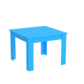 Modern Outdoor Square Dining Table 42"Wx42"Dx31"H