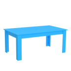 Modern Outdoor Dining Table 72"Wx42"Dx31"H