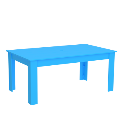 Modern Outdoor Dining Table 72"Wx42"Dx31"H
