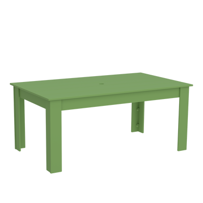 Modern Outdoor Dining Table 72"Wx42"Dx31"H