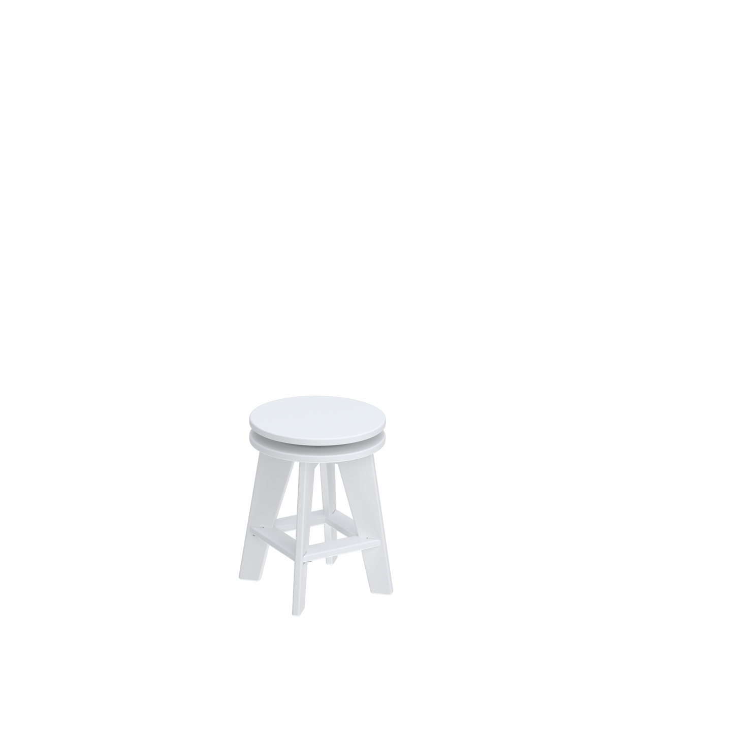 Modern Outdoor Dining Stool 18"
