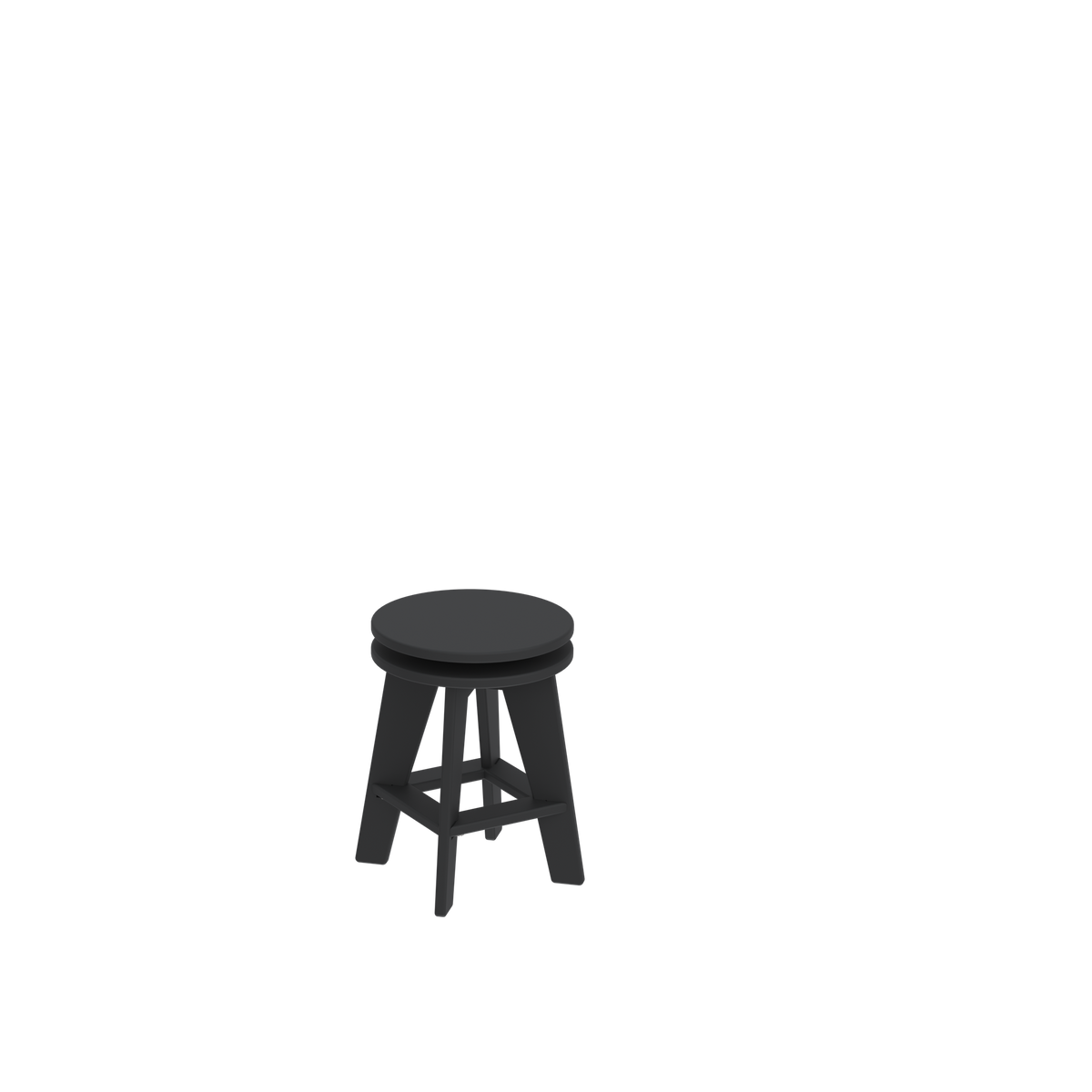 Modern Outdoor Dining Stool 18"