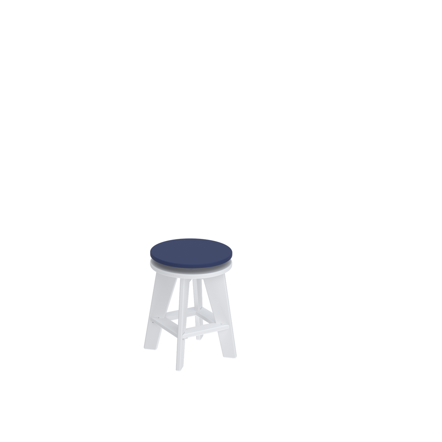 Modern Outdoor Dining Stool 18"